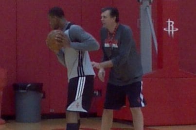 McHale Works Robinson Overtime After First Practice