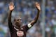 GENOA, ITALY - SEPTEMBER 23: Angelo Ogbonna of Torino FC salutes the crowd at the end of the Serie A match between UC Sampdoria and Torino FC at Stadio Luigi Ferraris on September 23, 2012 in Genoa, Italy. (Photo by Valerio Pennicino/Getty Images)