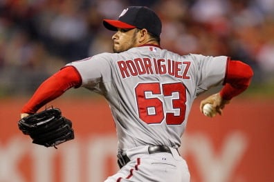 Reliever Rodriguez Close to Game-Ready