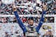 DAYTONA BEACH, FL - FEBRUARY 24: Jimmie Johnson, driver of the #48 Lowe's Chevrolet, celebrates in victory lane after winning the NASCAR Sprint Cup Series Daytona 500 at Daytona International Speedway on February 24, 2013 in Daytona Beach, Florida. (Photo by Chris Graythen/Getty Images)
