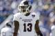 Oct 6, 2012; Lexington, KY, USA; Mississippi State Bulldogs defensive back Johnthan Banks (13) during the game against the Kentucky Wildcats at Commonwealth Stadium. Credit: Mark Zerof-USA TODAY Sports