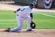 GLENDALE, AZ - FEBRUARY 23: Adrian Gonzalez #23 of the Los Angeles Dodgers makes a back handed grab during a spring training game against the Chicago White Sox at Camelback Ranch on February 23, 2013 in Glendale, Arizona. (Photo by Rob Tringali/Getty Images)