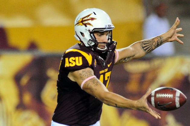 ASU's Hubner Kicks Nervousness at Combine