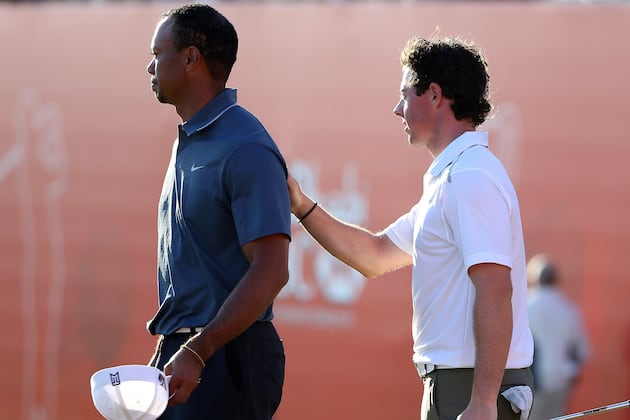 McIlroy, Woods Play Own Version of Match Play