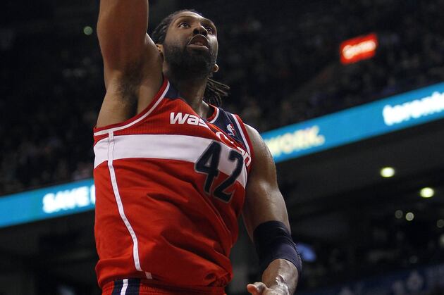 Wizards' Nene Limited in Practice with Sore Shoulder