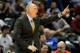 ATLANTA, GA - MARCH 09: Head coach Jim Larranaga of the Miami Hurricanes reacts as he coaches agaijnst the Florida State Seminoles in their Quarterfinal game of the 2012 ACC Men's Basketball Conferene Tournament at Philips Arena on March 9, 2012 in Atlanta, Georgia (Photo by Streeter Lecka/Getty Images)
