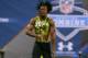 Feb 25, 2013; Indianapolis, IN, USA; Washington Huskies defensive back Desmond Trufant runs the 40 yard dash during the NFL Combine at Lucas Oil Stadium. Mandatory Credit: Brian Spurlock-USA TODAY Sports