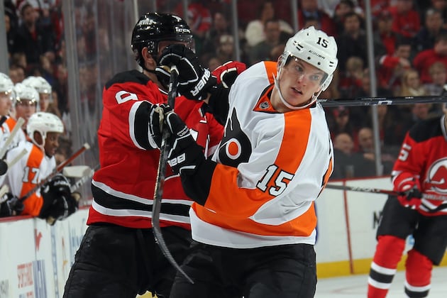 Flyers' McGinn (broken Orbital Bone) out at Least Two Weeks