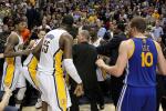 Watch: Fight Breaks Out in Pacers-Warriors Game