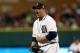 DETROIT, MI - OCTOBER 27: Phil Coke #40 of the Detroit Tigers reacts after striking out swinging Hector Sanchez #29 of the San Francisco Giants in the ninth inning during Game Three of the Major League Baseball World Series at Comerica Park on October 27, 2012 in Detroit, Michigan. (Photo by Jonathan Daniel/Getty Images)