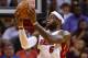MIAMI, FL - JANUARY 02: LeBron James #6 of the Miami Heat dunks during a game against the Dallas Mavericks at American Airlines Arena on January 2, 2013 in Miami, Florida. (Photo by Mike Ehrmann/Getty Images)