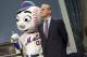 NEW YORK, NY - NOVEMBER 17: Mets Chairman and CEO Fred Wilpon (R) and the Mets' mascot Mr. Met attend a press conference at City Hall May 16, 2012 in New York. It was announced that at Citi Field and New York Mets will host Major League Baseball's 2013 All-Star game. (Photo by Allison Joyce/Getty Images)