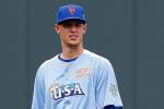 Mets' Top Prospect Scratched with Oblique Strain