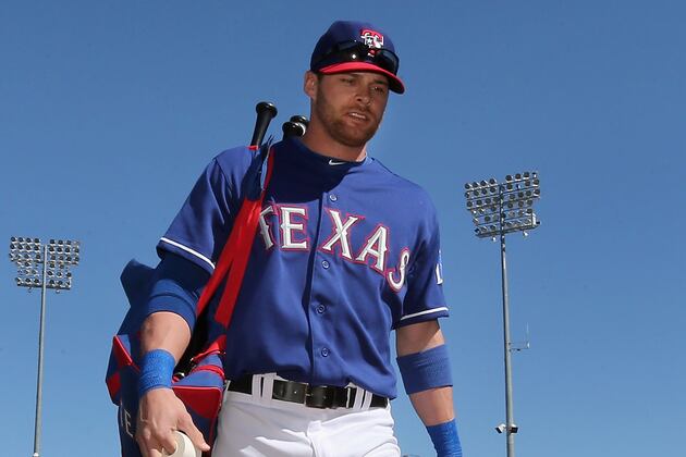 CF Craig Gentry Scratched from Lineup with Hamstring Soreness