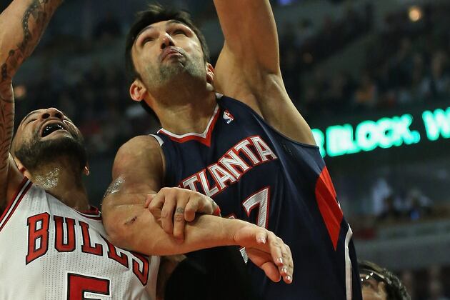 Zaza Pachulia (Achilles) Active vs. Jazz