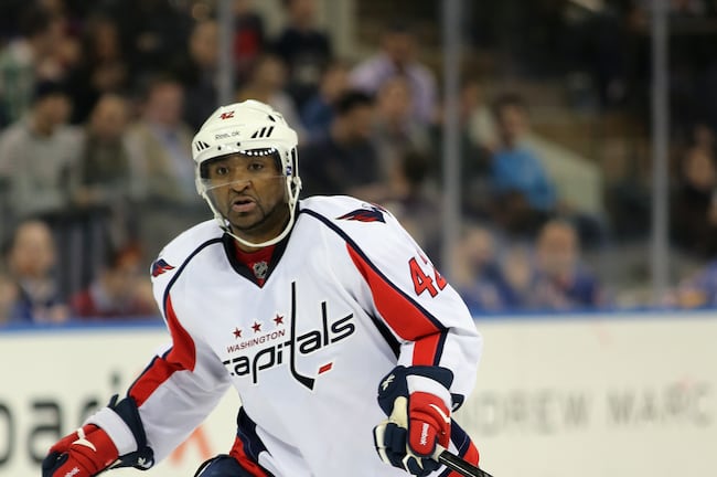 Joel Ward is playing hard tonight