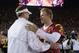 LOS ANGELES, CA - NOVEMBER 24: USC Trojans head coach Lane Kiffin greets senior quarterback Matt Barkley #7 prior to the start of the game against the Notre Dame Fighting Irish at Los Angeles Memorial Coliseum on November 24, 2012 in Los Angeles, California. Notre Dame defeated USC Trojans 22-13. (Photo by Jeff Gross/Getty Images)