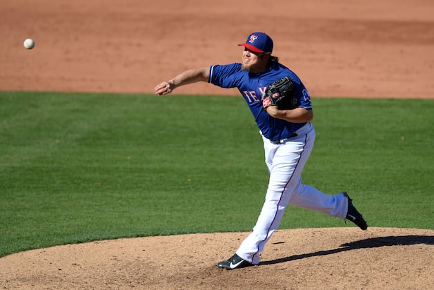 Burns Stepping Forward in Rangers' Bullpen