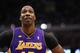 DALLAS, TX - FEBRUARY 24: Dwight Howard #12 of the Los Angeles Lakers at American Airlines Center on February 24, 2013 in Dallas, Texas. NOTE TO USER: User expressly acknowledges and agrees that, by downloading and or using this photograph, User is consenting to the terms and conditions of the Getty Images License Agreement. (Photo by Ronald Martinez/Getty Images)