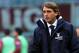 ROME - FEBRUARY 9: Roberto Mancini, coach of Lazio, watches the action during the Serie A match between Lazio and Torino, played at the Olympic Stadium, Rome, Italy on February, 2003. (Photo by Grazia Neri/Getty Images)
