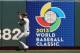 SAN FRANCISCO, CA - SEPTEMBER 08: Angel Pagan #16 of the San Francisco Giants catches a fly ball in front of the 2013 World Baseball Classic sign on September 8, 2012 in San Francisco, California. The 2013 World Baseball Classic semi-finals and finals will be hosted at AT&T Park (Photo by Tony Medina/Getty Images)