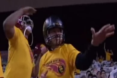 USC AD Pat Haden shows off a rare item in USC's Harlem Shake video (VIDEO)