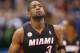 DALLAS, TX - DECEMBER 20: Dwyane Wade #3 of the Miami Heat at American Airlines Center on December 20, 2012 in Dallas, Texas. NOTE TO USER: User expressly acknowledges and agrees that, by downloading and or using this photograph, User is consenting to the terms and conditions of the Getty Images License Agreement. (Photo by Ronald Martinez/Getty Images)