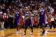MIAMI, FL - FEBRUARY 26: John Salmons #5 Marcus Thornton #23 and Tyreke Evans #13 of the Sacramento Kings react to a play during a game against the Miami Heat at American Airlines Arena on February 26, 2013 in Miami, Florida. (Photo by Mike Ehrmann/Getty Images)