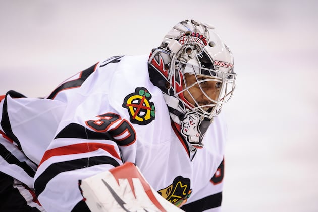 Corey Crawford 'Fine' but Emery Starting vs. Blue Jackets