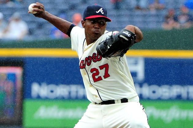 Julio Teheran Strikes out 5 and Walks None over 3 IP