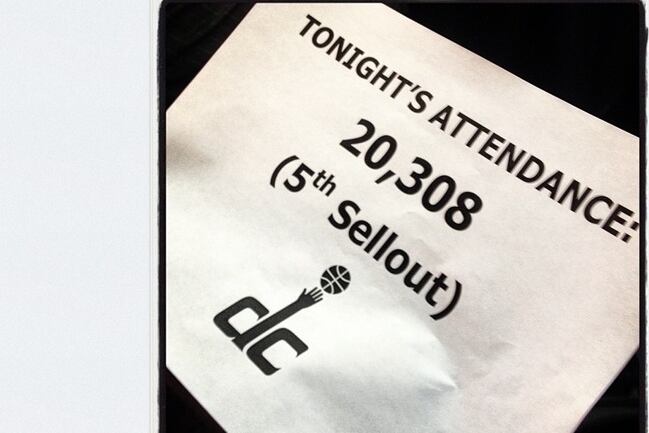 Photo courtesy of @WashWizards