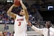 March 2, 2013; Gainesville, FL, USA; Florida Gators guard Mike Rosario (3) shoots the ball during the first half of the game against the Alabama Crimson Tide at the Stephen C. O'Connell Center. Mandatory Credit: Rob Foldy-USA TODAY Sports