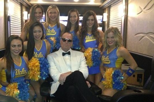 ESPN's Jay Bilas Takes Hilarious Picture with UCLA Cheerleaders