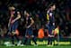 BARCELONA, SPAIN - FEBRUARY 26: Lionel Messi (R) of Barcelona stands dejected with his teammates after conceding their third goal during the Copa del Rey semi final second leg match between FC Barcelona and Real Madrid CF at the Camp Nou on February 26, 2013 in Barcelona, Spain. (Photo by Jasper Juinen/Getty Images)