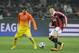 MILAN, ITALY - FEBRUARY 20: Lionel Messi of FC Barcelona compete for the ball with Stephan El Shaarawy of AC Milan (R) during the UEFA Champions League Round of 16 first leg match between AC Milan and Barcelona at San Siro Stadium on February 20, 2013 in Milan, Italy. (Photo by Claudio Villa/Getty Images)