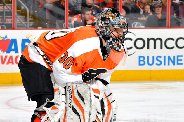Philadelphia Flyers: Bryzgalov Getting Cozy in Net