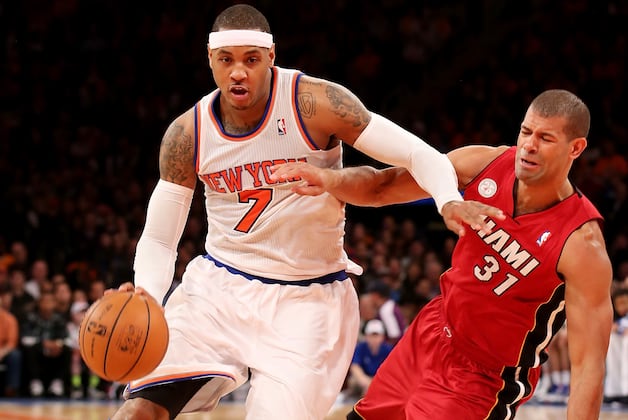 James and Heat Rally Past Knicks for 14th Straight Win