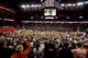 UVA students rush the court after upsetting the Duke Blue Devils.
