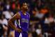 Oct. 22, 2012; Phoenix, AZ, USA: Sacramento Kings guard (3) Aaron Brooks against the Phoenix Suns during a preseason game at the US Airways Center. Mandatory Credit: Mark J. Rebilas-USA TODAY Sports
