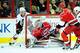 Dan Ellis protects the cage in a Feb. 1 game against Ottawa, his first shutout as a Hurricane.