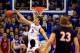 Kansas center Jeff Withey ranks third in the nation in blocks per game.