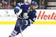 TORONTO,CANADA - FEBRUARY 4: Nazem Kadri #43 of the Toronto Maple Leafs skates in a game against the Carolina Hurricanes on February 4, 2013 at the Air Canada Centre in Toronto, Canada. The Hurricanes defeated the Leafs 4-1. (Photo by Claus Andersen/Getty Images)