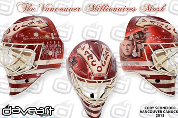 Schnieder Unveils Red Mask for Millionaires Jersey