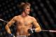 Jul 21, 2012; Calgary, AB, CANADA; Matt Riddle (blue gloves) prior to the welterweight bout of UFC 149 against Chris Clements (not pictured) at the Scotiabank Saddledome. Mandatory Credit: Anne-Marie Sorvin-USA TODAY Sports