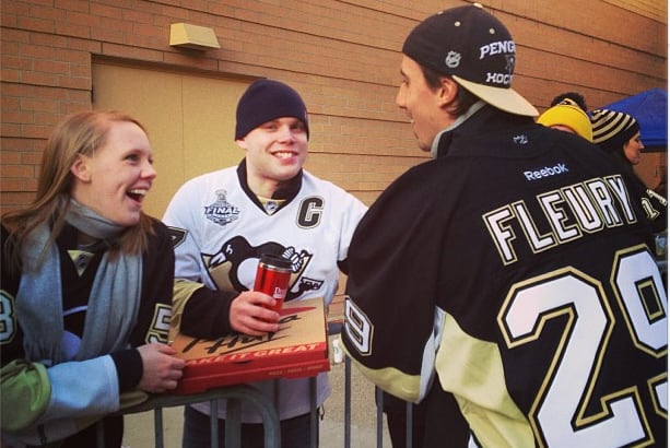 Instagram: Fluery Is Pittsburgh's Newest Delivery Boy