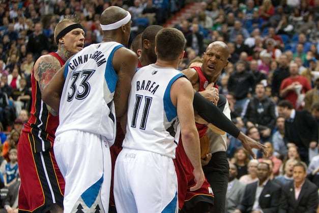 Heated Ray Allen Catches Teammates Off Guard