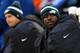 EAST RUTHERFORD, NJ - DECEMBER 30: Michael Vick #7 of the Philadelphia Eagles sits on the bench in the fourth quarter against the New York Giants at MetLife Stadium on December 30, 2012 in East Rutherford, New Jersey. The New York Giants defeated the Philadelphia Eagles 42-7. (Photo by Elsa/Getty Images)
