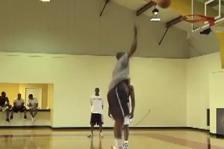 Dwight Howard Works out with Hakeem Olajuwon