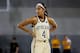 CHARLESTON, SC - NOVEMBER 09: Skylar Diggins #4 of the Notre Dame Fighting Irish looks on against the Ohio State Buckeyes during the Walmart Carrier Classic on the deck of the USS Yorktown on November 9, 2012 in Charleston, South Carolina. (Photo by Rob Carr/Getty Images)