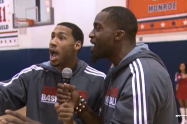 Martell Webster, Garrett Temple Do Good Job on National Anthem (VIDEO)